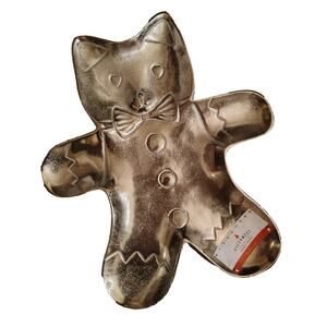 Kitty CAT Gingerbread Platter Queenwest Trading Co. Holiday Collection